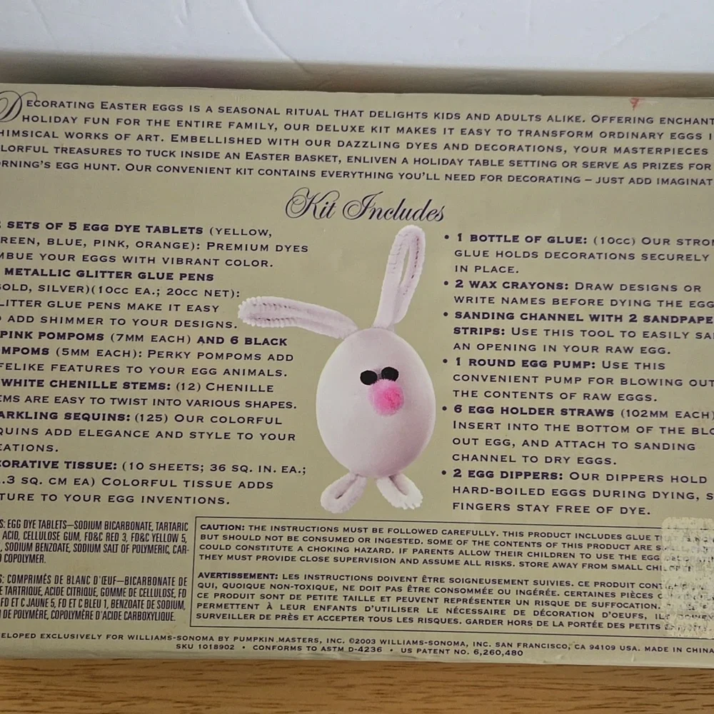 Williams-Sonoma Vintage Easter Egg Kit